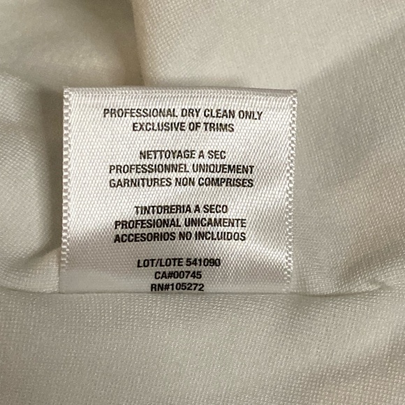 Cushnie Et Ochs Audrey Optic White Scarf Neck Ruched Crop Top - Sz S and M - Picture 8 of 9